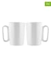 Vialli Design 2-delige set: bekers wit - 250 ml