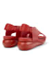 Camper Leren sleehaksandalen rood