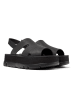 Camper Leder-Sandaletten in Schwarz