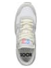 KangaROOS Originals Leder-Sneakers "Aussie Mono" in Weiß/ Grau