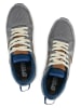 Kangaroos Leder-Sneakers "Coil R1 Gorp" in Dunkelblau/ Creme/ Grau