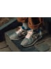 Kangaroos Leder-Sneakers "Coil R1 Gorp" in Dunkelblau/ Creme/ Grau