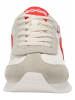 KangaROOS Originals Leder-Sneakers "Aussie 2.0" in Weiß/ Rot