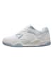 KangaROOS Originals Leder-Sneakers "True Pointer" in Weiß/ Hellblau