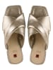 Högl Leren slippers "Cathryn" goudkleurig