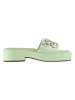 Högl Leren slippers "Teresa" groen
