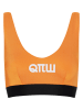 ESOTIQ Bikini-Oberteil "Guilty" in Orange/ Schwarz