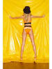 ESOTIQ Bikini-Hose "Guilty" in Orange/ Schwarz