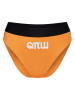 ESOTIQ Bikini-Hose "Guilty" in Orange/ Schwarz