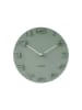 Karlsson Zegar ścienny "On The Edge" w kolorze zielonym - Ø 42 cm