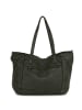 Just B Different Leder-Schultertasche "Lizzanello" in Khaki - (B)29 x (H)24 x (T)15 cm