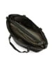 Just B Different Leder-Schultertasche "Lizzanello" in Khaki - (B)29 x (H)24 x (T)15 cm