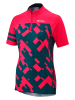 Gonso Fahrradshirt "Ceniga" in Pink/ Dunkelblau