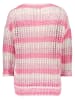 comma Pullover in Pink/ Creme