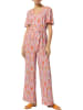 comma Jumpsuit in Lila/ Orange