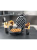 bESTRON Bubble-Waffeleisen in Schwarz