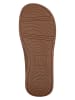 Reef Leder-Zehentrenner "Ortho Coast" in Schwarz/ Braun
