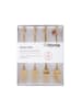Homla 4er-Set: Edelstahl-Dessertgabeln "Blane Summer" in Gold