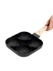 Homla Braadpan "Albero" zwart/naturel - (B)18 x (H)2 x (D)18 cm