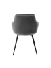 Homla Stoel "Etienne" grijs - (B)56 x (H)86 x (D)61 cm