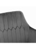 Homla Stoel "Etienne" grijs - (B)56 x (H)86 x (D)61 cm