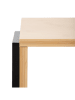 Homla Nachtkastje "Slumber" naturel/zwart - (B)42 x (H)42 x (D)29 cm