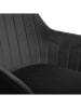 Homla Stoel "Teill" zwart - (B)55,4 x (H)90 x (D)54,5 cm