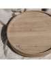Eulenschnitt Drehteller "Coffeelover" in Hellbraun - Ø 28 cm