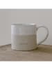 Eulenschnitt Tasse "Mama" in Creme - 200 ml