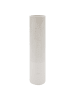 Eulenschnitt Vase "Herz" in Creme - (H)24 x Ø 5,5 cm