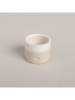 Eulenschnitt Eierbecher "Herz" in Creme - (H)4 x Ø 4,8 cm