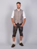 Edelnice Lederhose "Alex" in Dunkelbraun