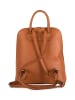 Lucca Baldi Leder-Rucksack "Cervia" in Camel - (B)33 x (H)35 x (T)12 cm