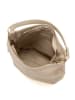 Lucca Baldi Leren schoudertas "Carrara" crème - (B)36 x (H)28 x (D)12 cm