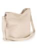 Lucca Baldi Leder-Umhängetasche in Beige - (B)33 x (H)25 x (T)14 cm