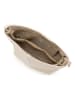 Lucca Baldi Leder-Umhängetasche in Beige - (B)33 x (H)25 x (T)14 cm