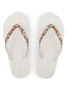 Flip Flop Zehentrenner "Easy*leo" in Weiß/ Beige/ Braun