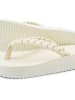 Flip Flop Zehentrenner "Wedgy*weave" in Creme