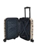 ZEBRA Hardcase-Trolley in Beige/ Schwarz/ Blau - (B)32 x (H)46 x (T)22 cm