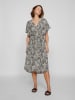 Vila Kleid in Creme/ Schwarz