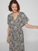 Vila Kleid in Creme/ Schwarz