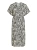 Vila Kleid in Creme/ Schwarz