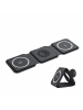 SmartCase Magnetyczna ładowarka 3w1 w kolorze czarnym
