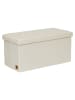 STORE IT Aufbewahrungshocker in Creme - (B)76 x (H)38 x (T)38 cm