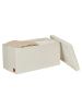 STORE IT Aufbewahrungshocker in Creme - (B)76 x (H)38 x (T)38 cm