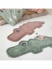done by deer Kinderkamertapijt "Croco" groen - (L)110 x (B)46 cm