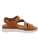 Legero Skórzane sandały "Move" w kolorze jasnobrązowym