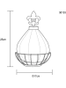 Globo lighting LED-Solar-Dekoleuchte in Schwarz/ Gelb - (H)25 x Ø 17 cm