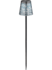 Globo lighting LED-Solar-Gartenstecker in Silber - (H)70 cm