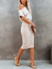 Milan Kiss Jurk beige